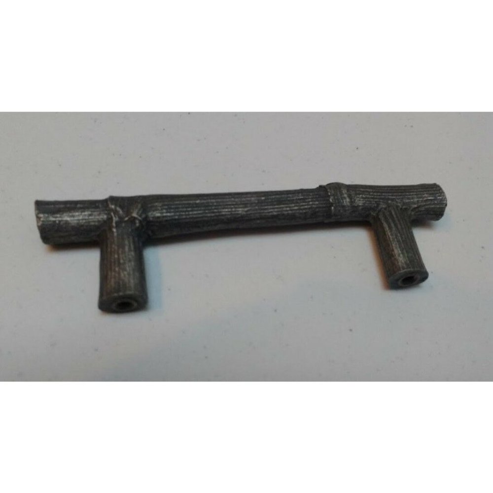 Modern Objects DRAWER PULL Twig Branch MEDIUM SEAGRAPE Antique Pewter Tree 2482